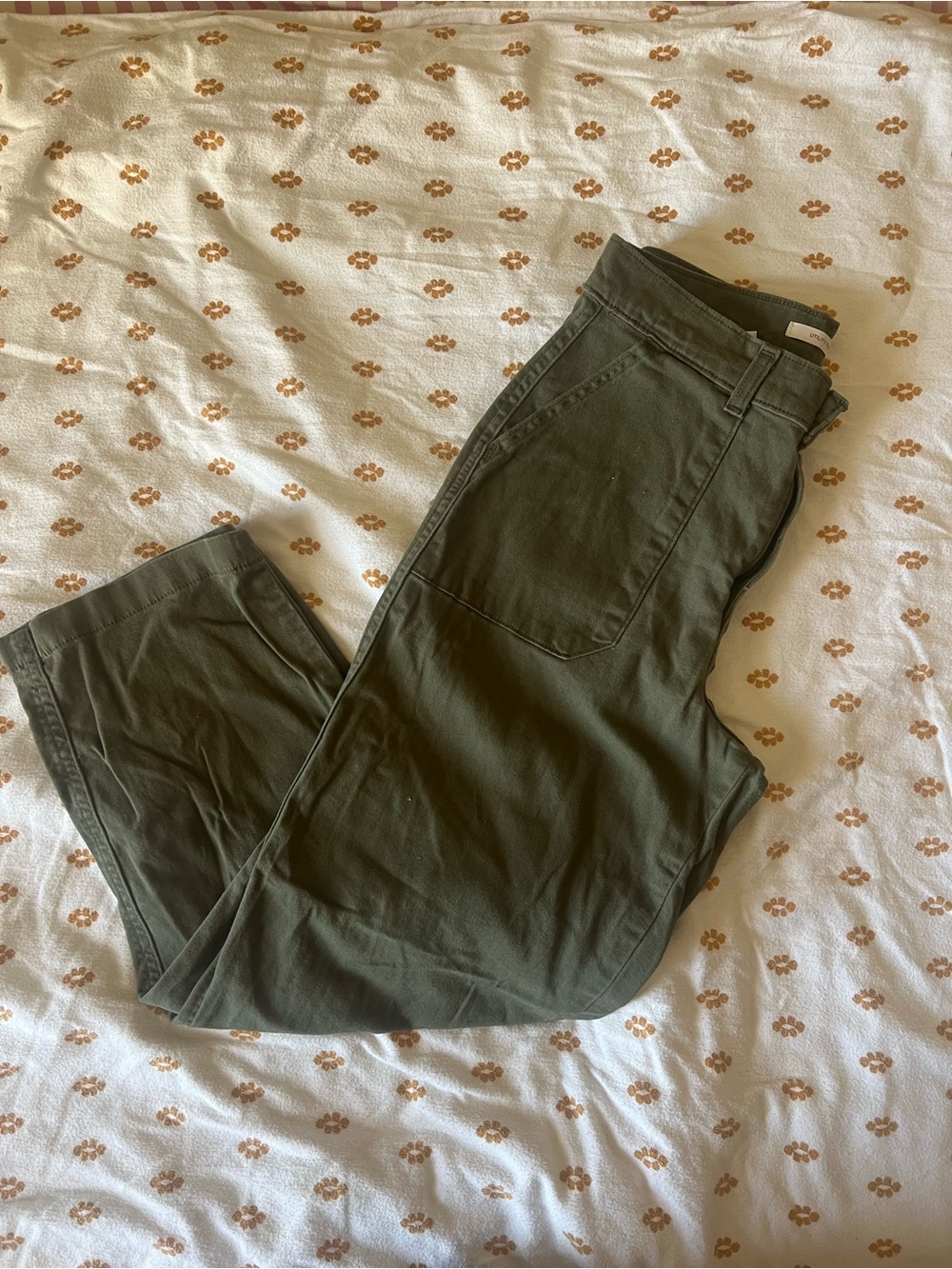 Levi's Olive Straight-Leg Women's Jeans